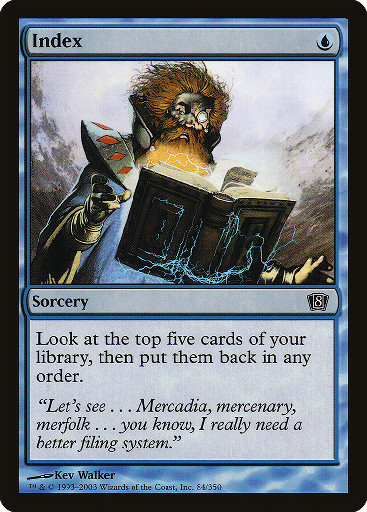 Index (8ED-84★) - Eighth Edition Foil