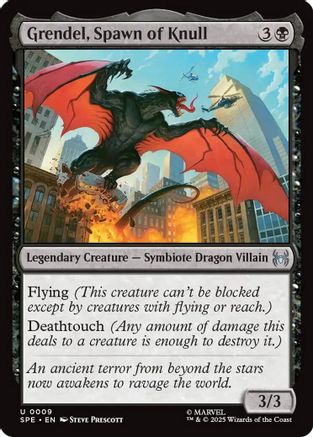 Grendel, Spawn of Knull (SPE, MAR-009) - Marvel's Spider-Man: Eternal-Legal Foil