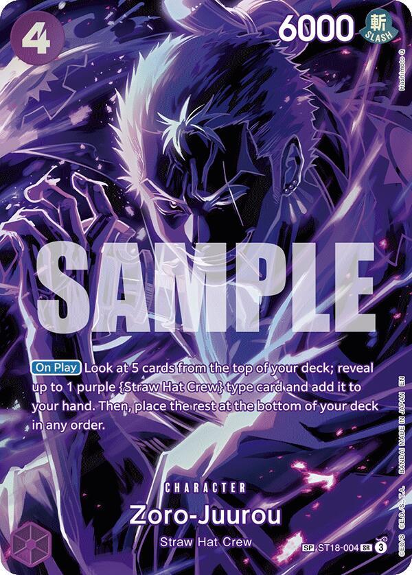 Zoro-Juurou (SP) (ST18-004) [Legacy of the Master]
