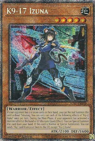 K9-17 Izuna (Starlight Rare) (JUSH-EN031) [Justice Hunters]