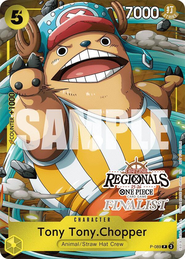 Tony Tony.Chopper (Offline Regional Finalist Card Set 2025 Vol.2) (P-089) [One Piece Promotion Cards]