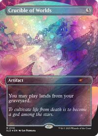 Crucible of Worlds (Galaxy Foil) (2110) [Secret Lair Drop Series]