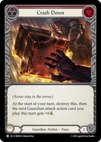 Crash Down (Red) (BDD010) [Welcome Deck Bravo]