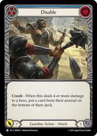 Disable (Blue) (BDD013) [Welcome Deck Bravo]