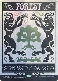Forest (0892) (Rainbow Foil) (892) [Secret Lair Drop Series]