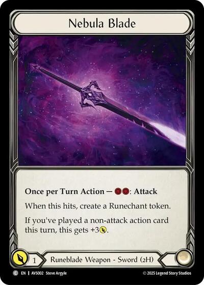 Nebula Blade (AVS002) [Armory Deck: Legends Viserai]
