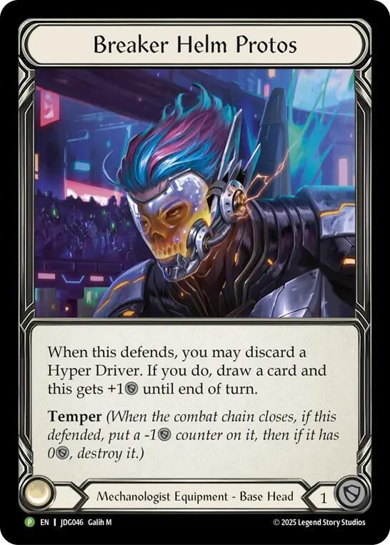 Breaker Helm Protos - JDG046 [Flesh and Blood: Promo Cards]