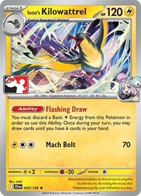 Iono's Kilowattrel - 055/159 (055/159) [Prize Pack Series Cards]