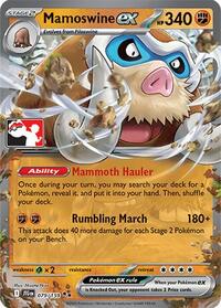 Mamoswine ex - 079/159 (079/159) [Prize Pack Series Cards]