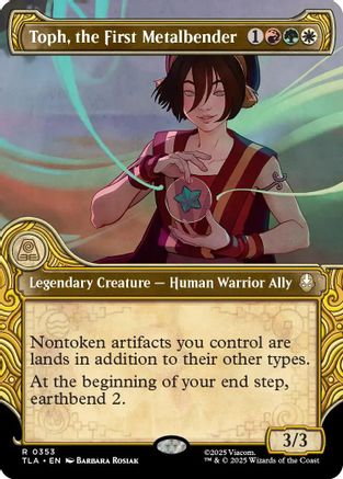 Toph, the First Metalbender (Showcase) (TLA-353) - Avatar: The Last Airbender Foil