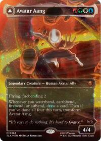 Avatar Aang (Raised Foil) (363) [Avatar: The Last Airbender]