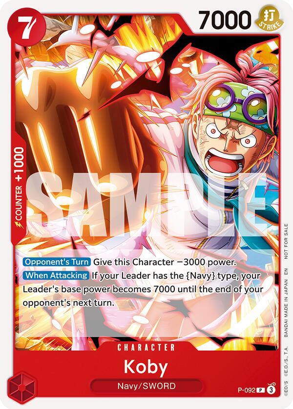 Koby (OP12 Release Event) (P-092) [One Piece Promotion Cards]