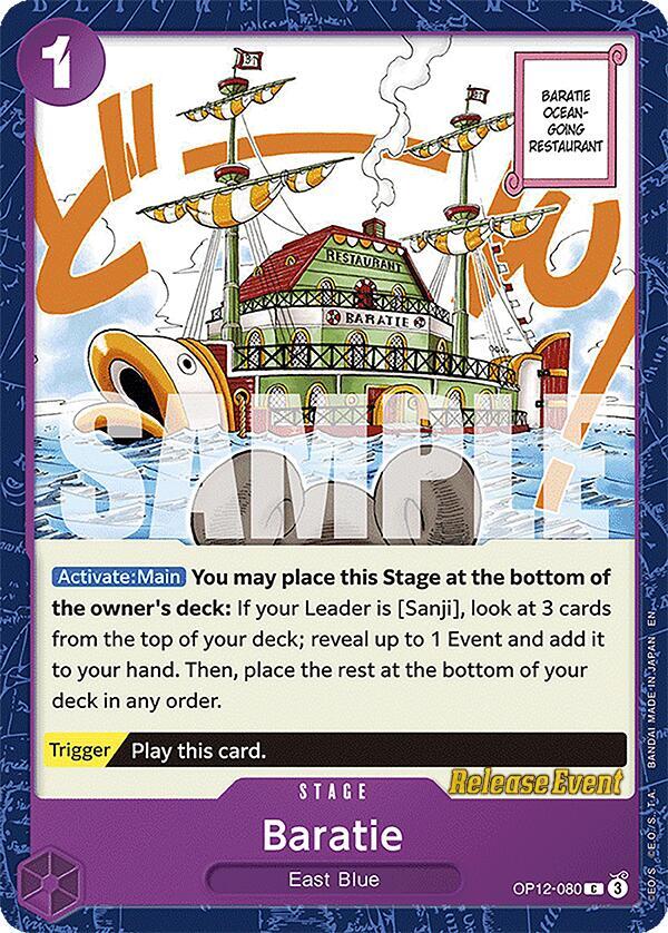 Baratie (OP12-080) [Legacy of the Master Release Event Cards]