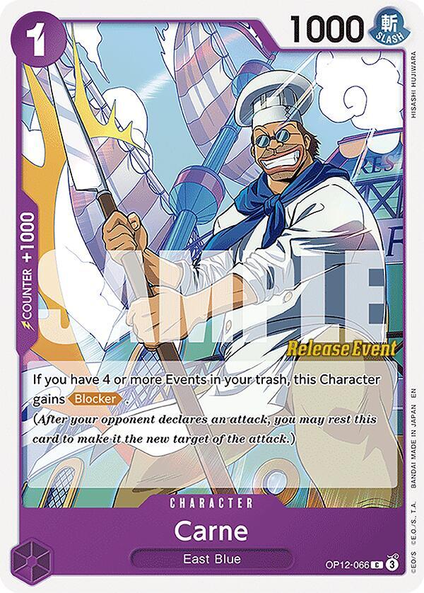 Carne (OP12-066) [Legacy of the Master Release Event Cards]