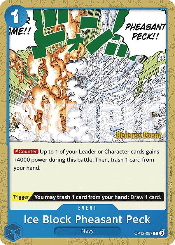 Ice Block Pheasant Peck (OP12-057) [Legacy of the Master Release Event Cards]