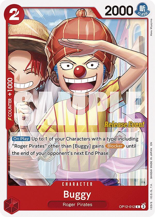 Buggy (012) (OP12-012) [Legacy of the Master Release Event Cards]