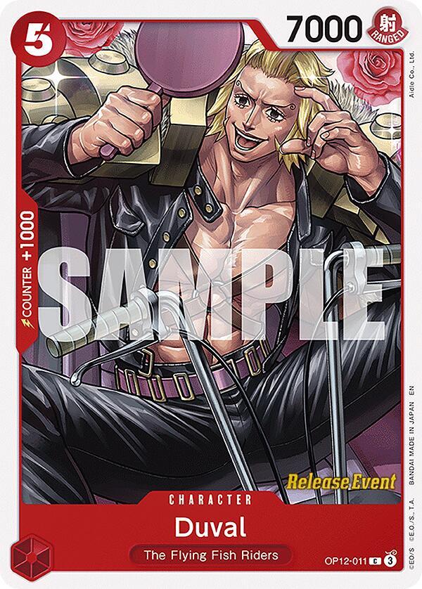 Duval (OP12-011) [Legacy of the Master Release Event Cards]