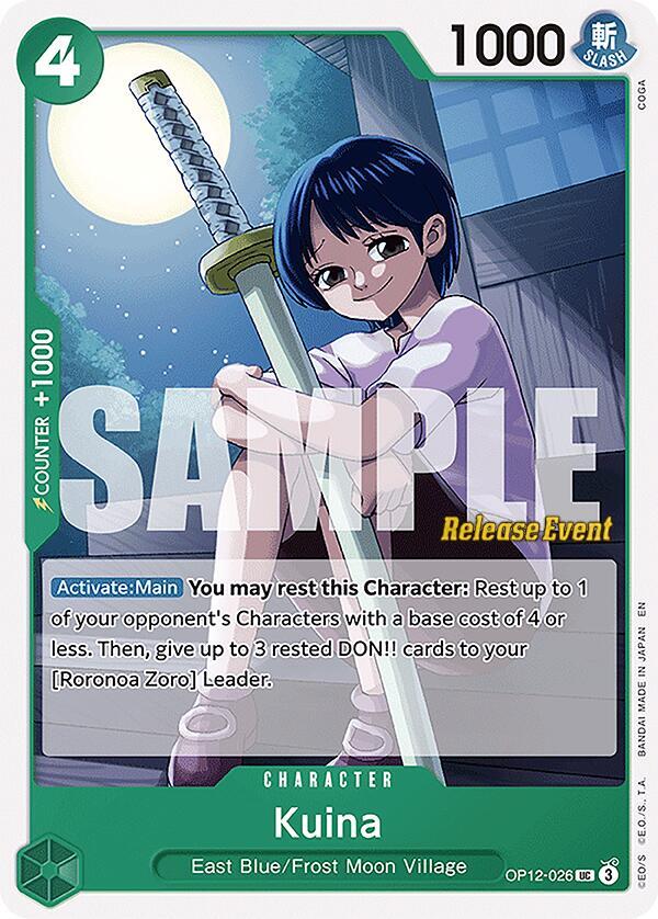 Kuina (OP12-026) [Legacy of the Master Release Event Cards]