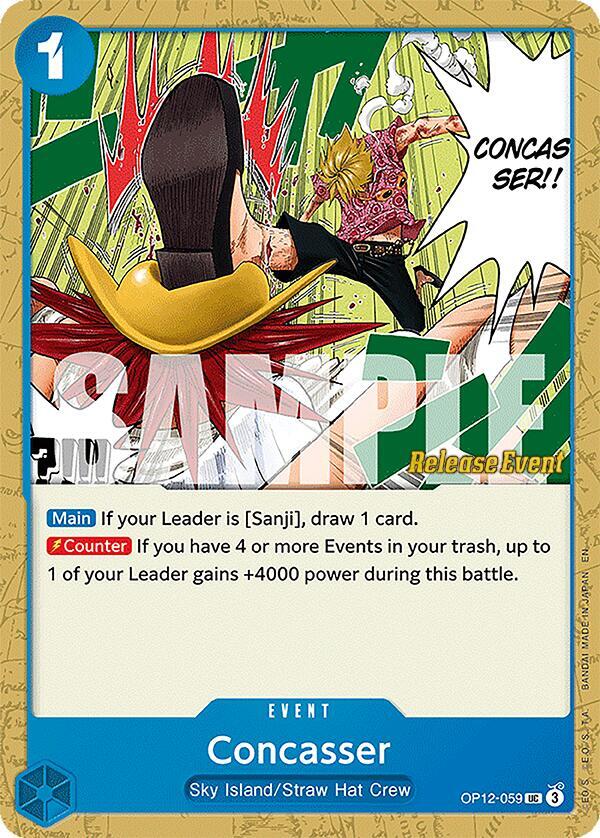 Concasser (OP12-059) [Legacy of the Master Release Event Cards]