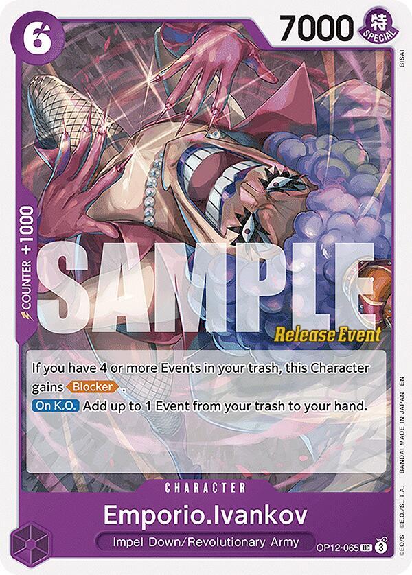 Emporio.Ivankov (065) (OP12-065) [Legacy of the Master Release Event Cards]