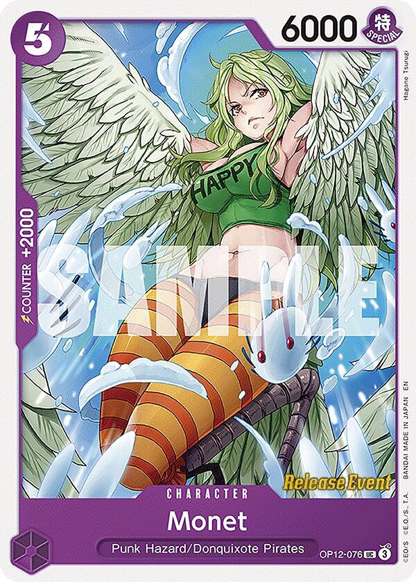Monet (OP12-076) [Legacy of the Master Release Event Cards]