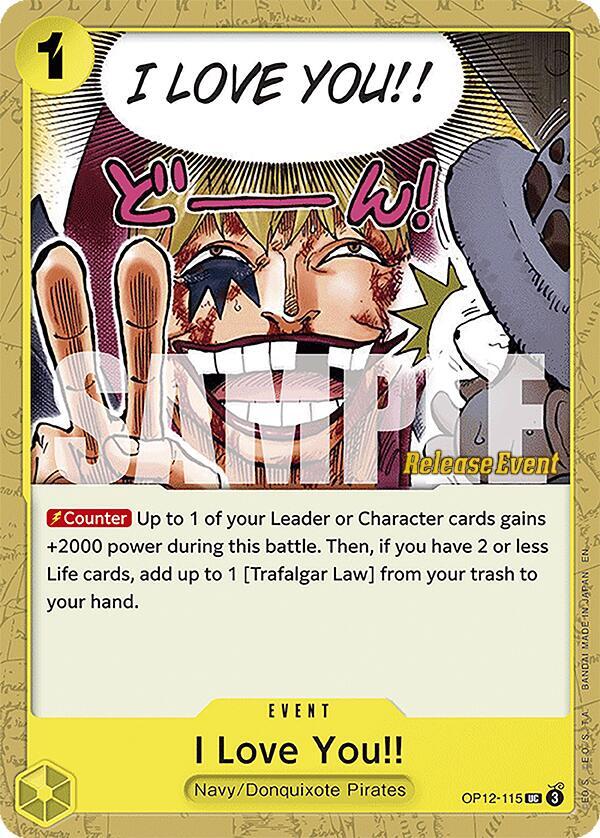 I Love You!! (OP12-115) [Legacy of the Master Release Event Cards]