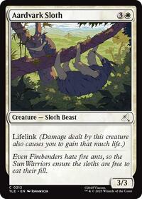 Aardvark Sloth (0212) (212) [Avatar: The Last Airbender: Eternal-Legal]