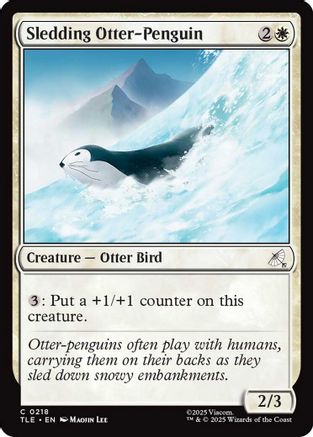 Sledding Otter-Penguin (0218) (TLE-218) - Avatar: The Last Airbender: Eternal-Legal