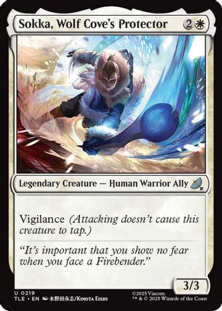Sokka, Wolf Cove's Protector (0219) (TLE-219) - Avatar: The Last Airbender: Eternal-Legal
