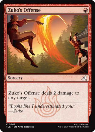 Zuko's Offense (0247) (TLE-247) - Avatar: The Last Airbender: Eternal-Legal