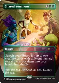 Shared Summons (Rainbow Foil) (1308) [Secret Lair Drop Series]