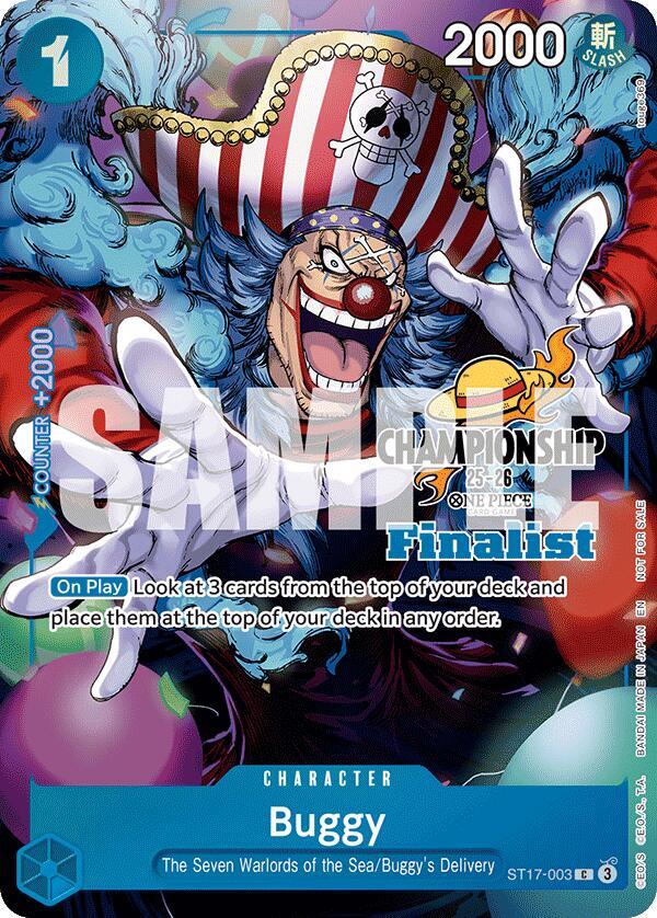 Buggy (CS 25-26 Finalist Card Set 1) (ST17-003) [One Piece Promotion Cards]