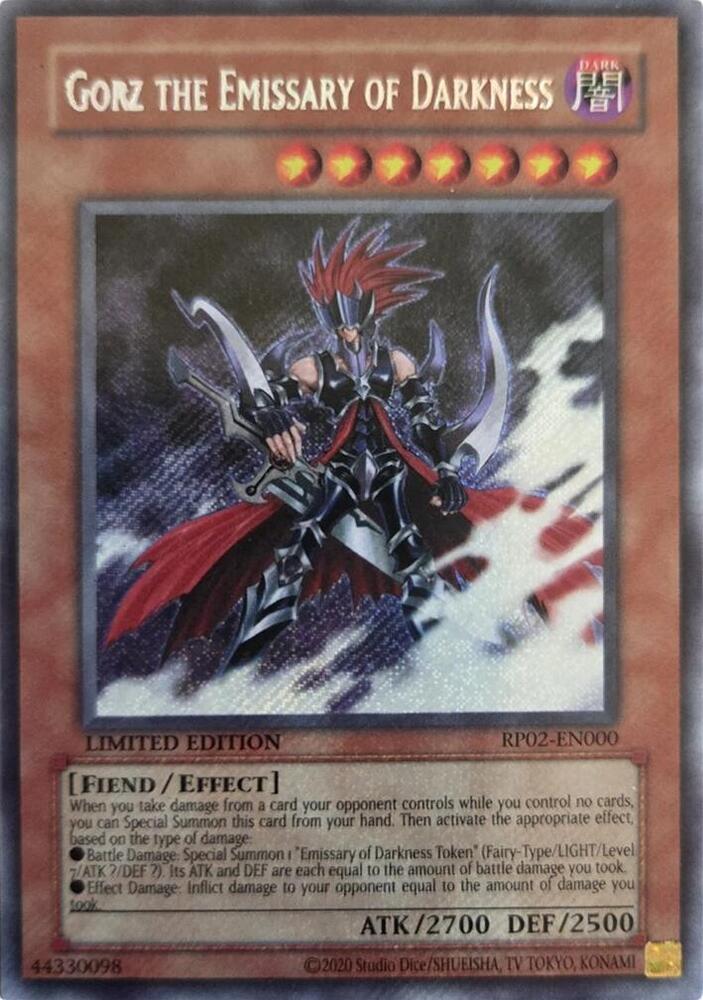 Gorz the Emissary of Darkness (RP02-EN000) [Retro Pack 2 (2020 Date Reprint)]