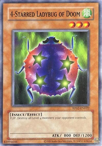 4-Starred Ladybug of Doom (RP02-EN022) [Retro Pack 2 (2020 Date Reprint)]