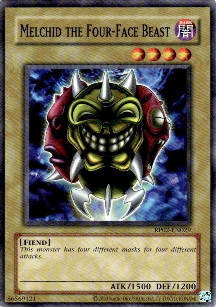 Melchid the Four-Face Beast (RP02-EN029) [Retro Pack 2 (2020 Date Reprint)]