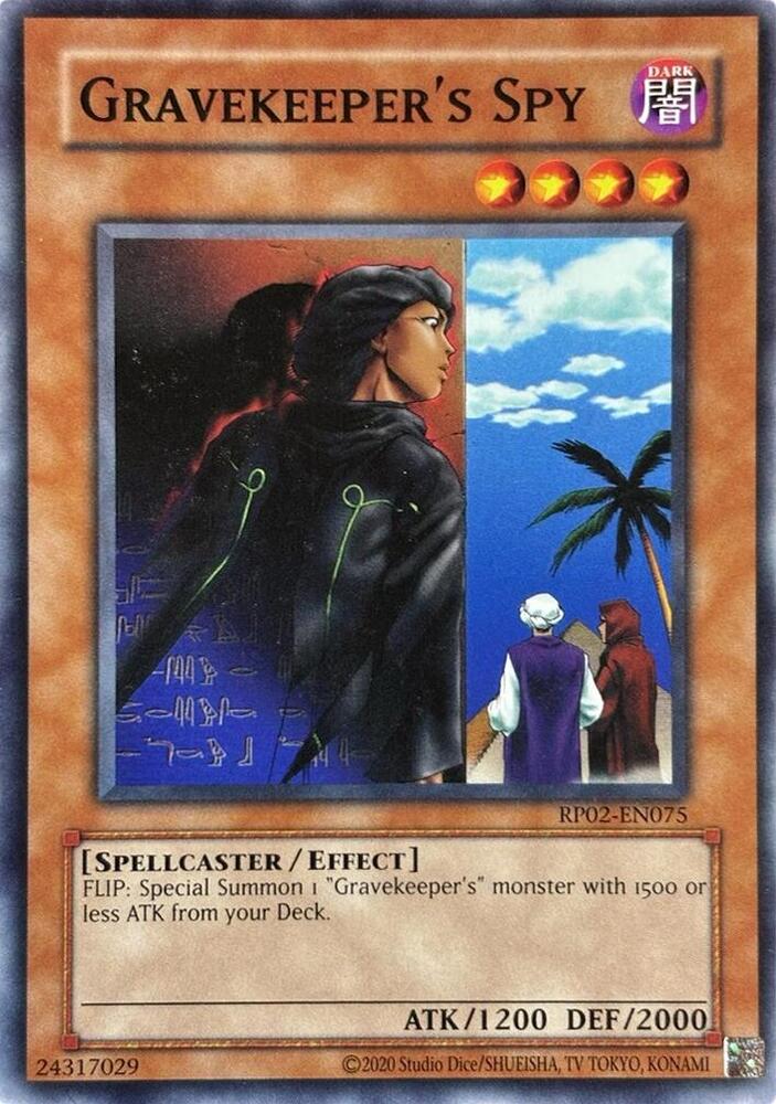 Gravekeeper's Spy (RP02-EN075) [Retro Pack 2 (2020 Date Reprint)]