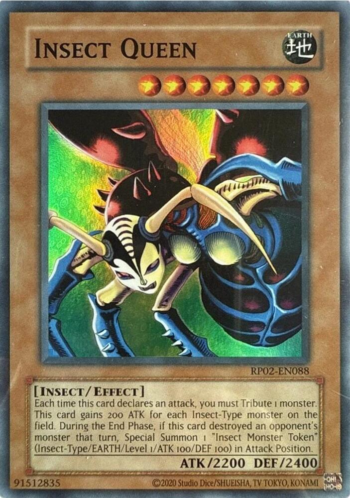 Insect Queen (RP02-EN088) [Retro Pack 2 (2020 Date Reprint)]