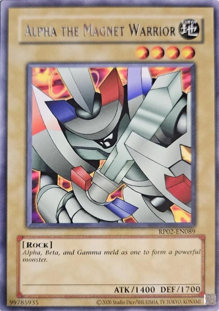 Alpha The Magnet Warrior (RP02-EN089) [Retro Pack 2 (2020 Date Reprint)]
