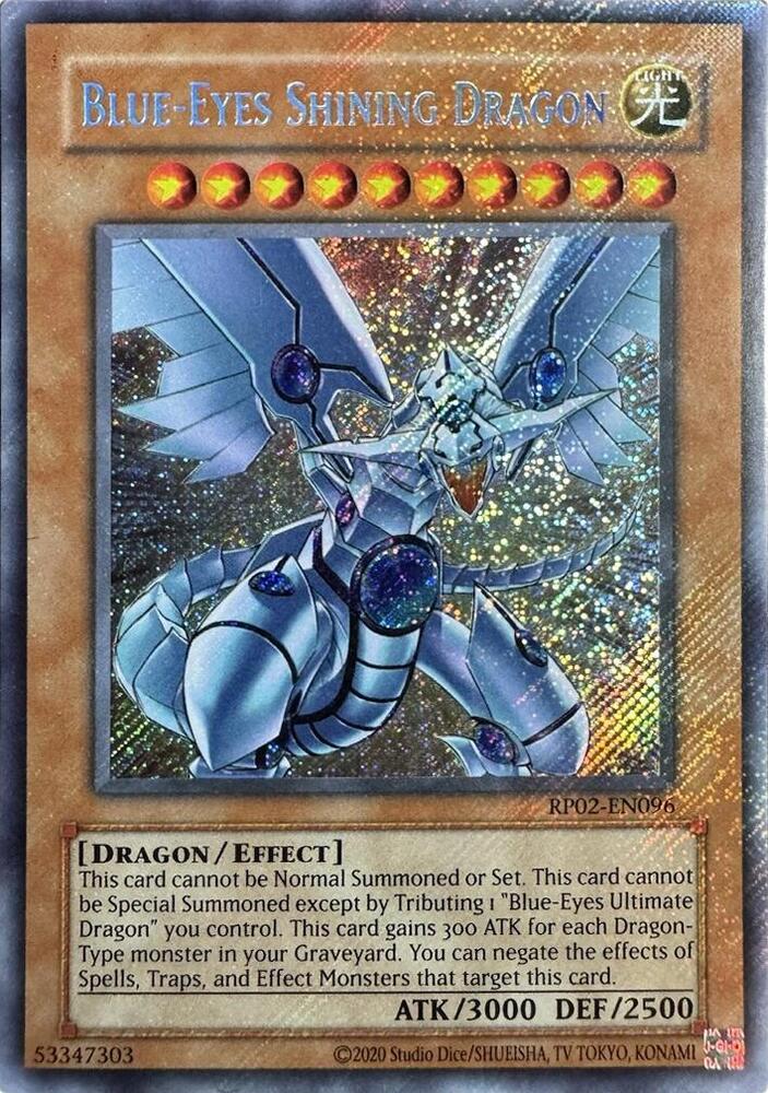 Blue-Eyes Shining Dragon (RP02-EN096) [Retro Pack 2 (2020 Date Reprint)]