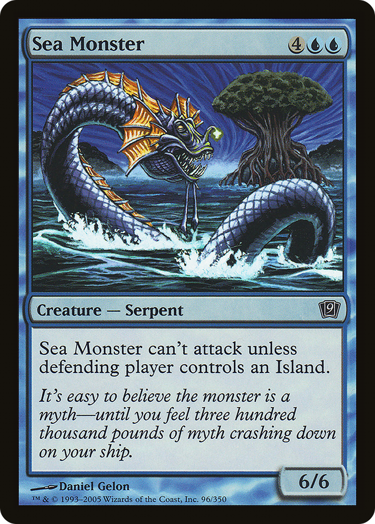 Sea Monster (9ED-96★) - 9th Edition