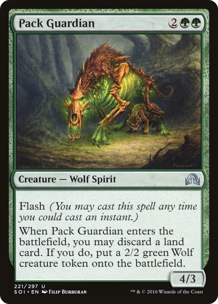 Pack Guardian (SOI-221) - Shadows over Innistrad Foil
