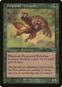 Deepwood Wolverine (242) [Mercadian Masques]