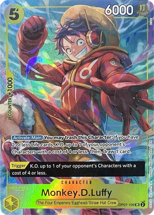 Monkey.D.Luffy (Illustration Box Vol.3) (OP07-109) [One Piece Promotion Cards]