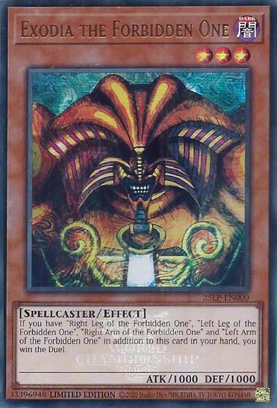 Exodia the Forbidden One (EUR) (25LP-EN000) [Limited Pack World Championship 2025]