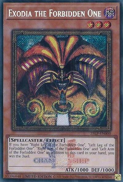 Exodia the Forbidden One (ESR) (25LP-EN000) [Limited Pack World Championship 2025]