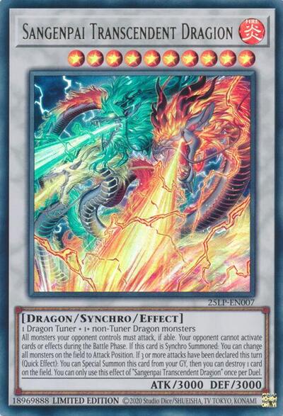 Sangenpai Transcendent Dragion (25LP-EN007) [Limited Pack World Championship 2025]