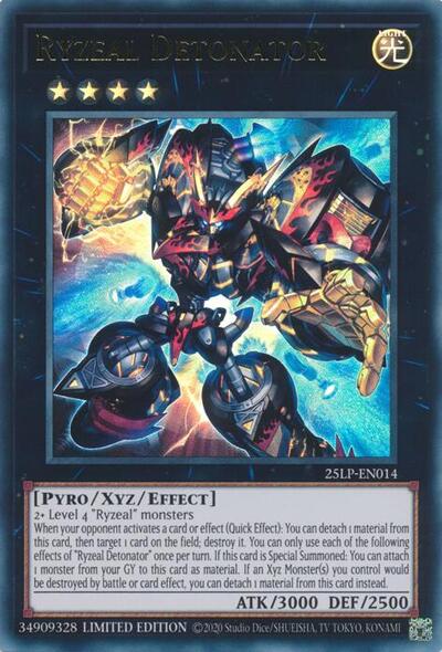 Ryzeal Detonator (25LP-EN014) [Limited Pack World Championship 2025]
