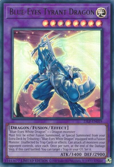 Blue-Eyes Tyrant Dragon (25LP-EN019) [Limited Pack World Championship 2025]