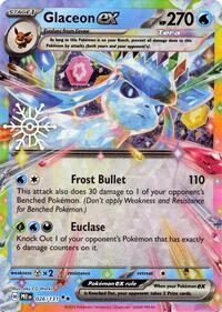 Glaceon ex - 026/131 (Holiday Calendar) (026/131) [SV: Prismatic Evolutions]