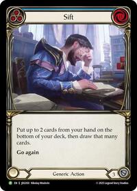 Sift (Blue) - JDG050 (JDG050) [Flesh and Blood: Promo Cards]